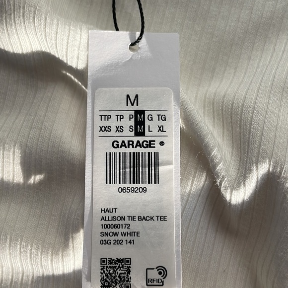 Garage Allison Tie Back Tee - Picture 3 of 3